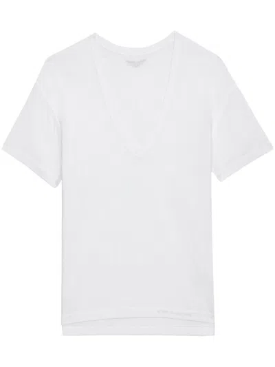 ZADIG & VOLTAIRE V-NECK T-SHIRT