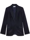 Zadig & Voltaire Valse Blazer In Blue