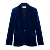 Zadig & Voltaire Vavy Velvet Blazer In Overseas