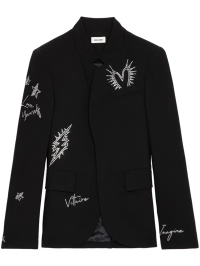 ZADIG & VOLTAIRE VERY HEART BLAZER