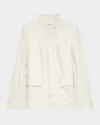Zadig & Voltaire Veryn Cuir Froisse Leather Jacket In Judo