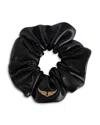 Zadig & Voltaire Vice Chouchou Scrunchie In Noir