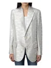 Zadig & Voltaire Vicka Jacquard Wings Blazer In Multi