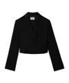 Zadig & Voltaire Vito Double-breasted Blazer In Black