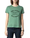 Zadig & Voltaire Walk T-shirt In Coriander