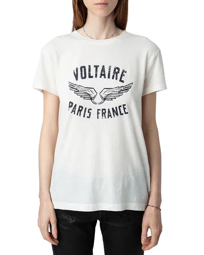 ZADIG & VOLTAIRE WALK PCL LOGO TEE
