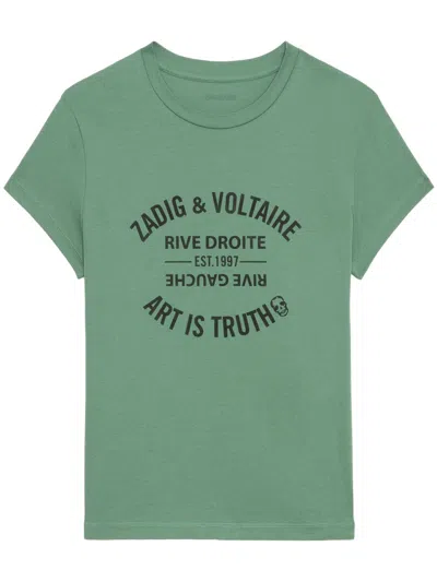 Zadig & Voltaire Walk T-shirt In Coriander