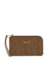 Zadig & Voltaire Western-style Monogram Wallet In Brown