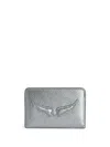 ZADIG & VOLTAIRE WINGS-APPLIQUÉ CARDHOLDER