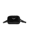 Zadig & Voltaire Wings-embellished Shoulder Bag In ブラック
