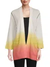 Zadig & Voltaire Zadig&voltaire Womens Ecru Austin Tie-dye Knitted Cotton-blend Cardigan In Ecru