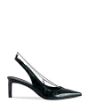 Zadig & Voltaire Women's First Night Pointed Toe Slingback High Heel Pumps In Abyss