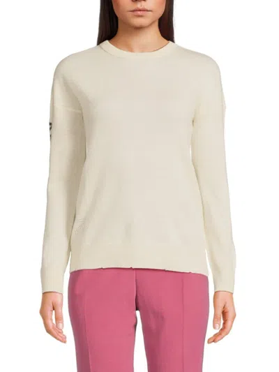 Zadig & Voltaire Women's Gaby Wool Blend Crewneck Sweater In Creme