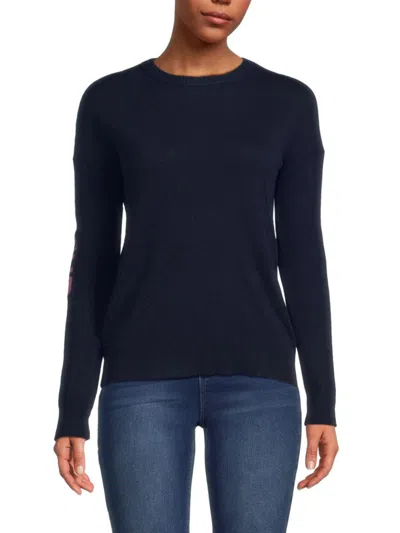 Zadig & Voltaire Women's Gaby Wool Blend Crewneck Sweater In Navy