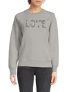 Zadig & Voltaire Women's Heathered Cotton Sweatshirt In Grey