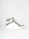 Zadig & Voltaire High Flash Infinity Leather Trainers In Multi