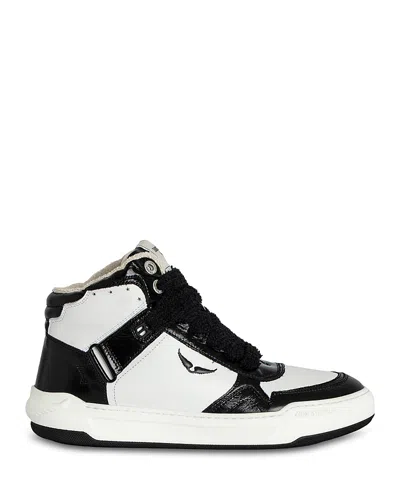 ZADIG & VOLTAIRE WOMEN'S HIGH WINGS MID TOP SNEAKERS