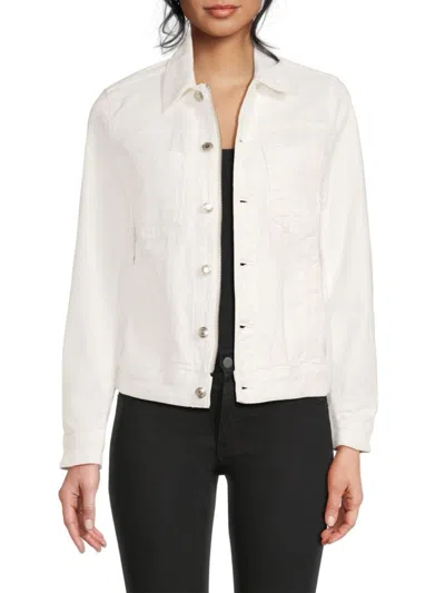 Zadig & Voltaire Women's Kiomy Denim Jacket In White