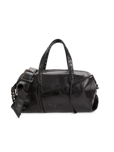 Zadig & Voltaire Women's Leather Duffel Bag In Gray