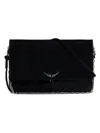 Zadig & Voltaire Rock Xl Clutch In Noir