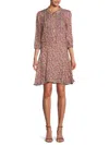 Zadig & Voltaire Women's Raspail Floral A-line Minidress In Rose