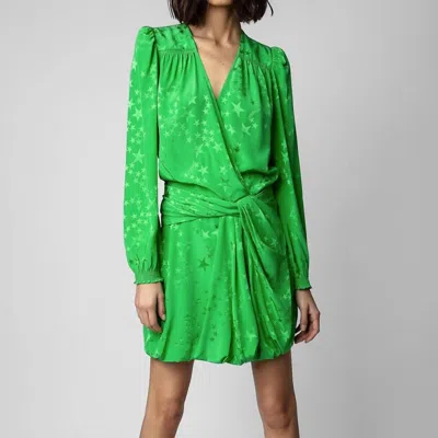 Zadig & Voltaire Women's Recol Jac Silk Dress In Green