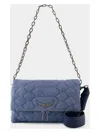 Zadig & Voltaire Zadig&voltaire Rocky Xl Scale Glitter Crossbody In Blue