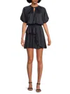 Zadig & Voltaire Women's Romina Blouson Minidress In Black