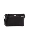 Zadig & Voltaire Women's Stella Embossed Leather Crossbody Bag In Noir