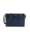 Zadig & Voltaire Women's Stella Wings Leather Crossbody Bag In Ink