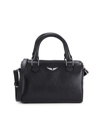 Zadig & Voltaire Women's Sunny Xs Leather Crossbody Bag In Noir