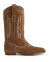 Zadig & Voltaire Western Boots In Cognac