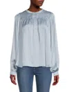 Zadig & Voltaire Women's Tigy Satin Top In Nuage