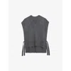 Zadig & Voltaire Maddy Vest In Anthracite