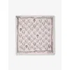 Zadig & Voltaire Womens Kerry Skull-print Square Woven Scarf Beb In Bebe