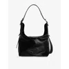 Zadig & Voltaire Womens Black Jane Leather Shoulder Bag In Black