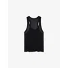 Zadig & Voltaire Womens Black Scoop-neck Modal Vest Top