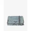 Zadig & Voltaire Womens Breeze Rock Denim Clutch Bag