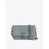 Zadig & Voltaire Womens Rock Nano Suede Clutch Bag Br In Breeze