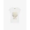 Zadig & Voltaire Womens Cloe Rhinestone-embellished Organic Cotton-jersey Tank Top White In White