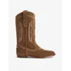 Zadig & Voltaire Western Boots In Cognac