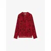 Zadig & Voltaire Tink Blouse In Crimson