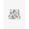 Shop Zadig & Voltaire Womens Ecru Palm-print Cotton Mini Skirt