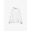 Zadig & Voltaire Womens Judo Troene Oversized-fit Cotton-blend Blouse In Judo