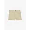 Zadig & Voltaire Womens Latte Sparky Raw-edge Washed Cotton Military Shorts In Latte