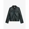Zadig & Voltaire Liams Lambskin Leather Jacket In Peaks
