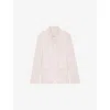 Zadig & Voltaire Womens Very Fitted Cotton-blend Blazer Lilas In Lilas