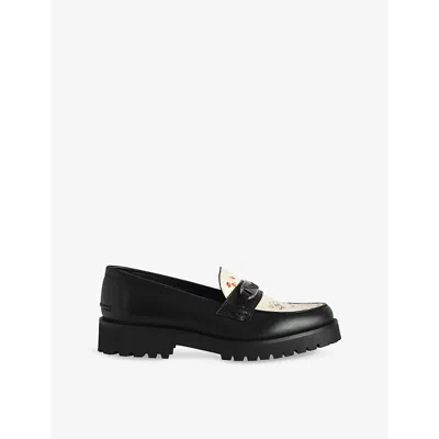 Zadig & Voltaire Womens Joecassin Leather Loafers Noi In Noir