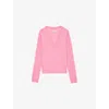 Zadig & Voltaire Womens Phlox Vivi Patch V-neck Cashmere Jumper