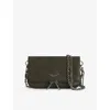 Zadig & Voltaire Womens Rock Nano Suede Clutch Bag Record In Record